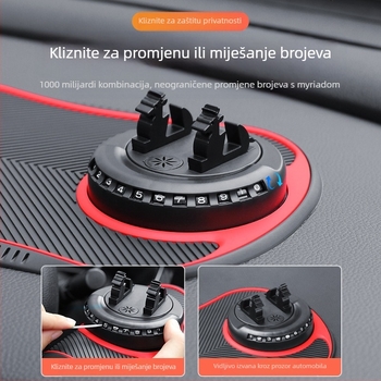 Rising PVC nosač za telefon za ploču automobila s protukliznom podlogom, proizvedeno u Guangdongu