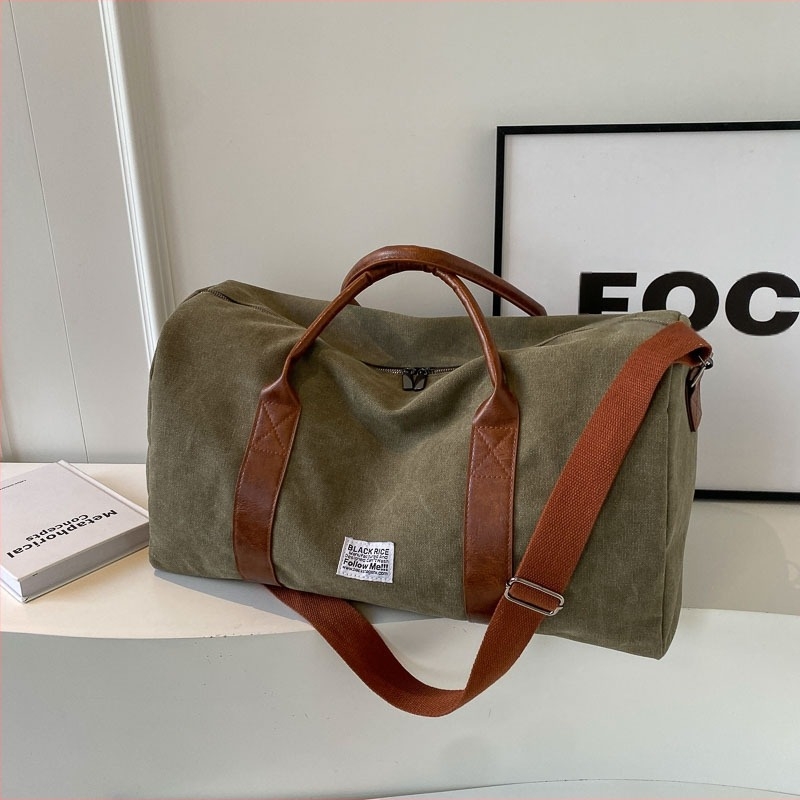 Unisex platnena torba za putovanje, kapacitet 20–35L, poliester podstava, funkcija skladištenja, brend Fenglin Shallow Stream, pogodna za razonodna putovanja