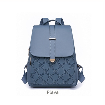 Ženski ruksak od najlona, proljeće 2025, korejski stil, zatvaranje na zip, unutarnji džepovi (zip džep, džep za telefon)