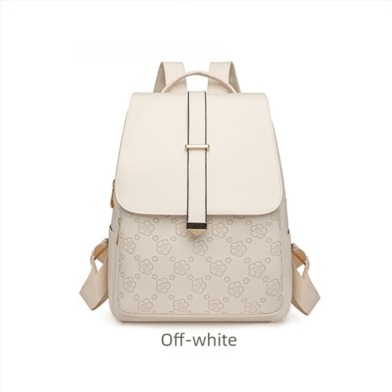 Ženski ruksak od najlona, proljeće 2025, korejski stil, zatvaranje na zip, unutarnji džepovi (zip džep, džep za telefon)