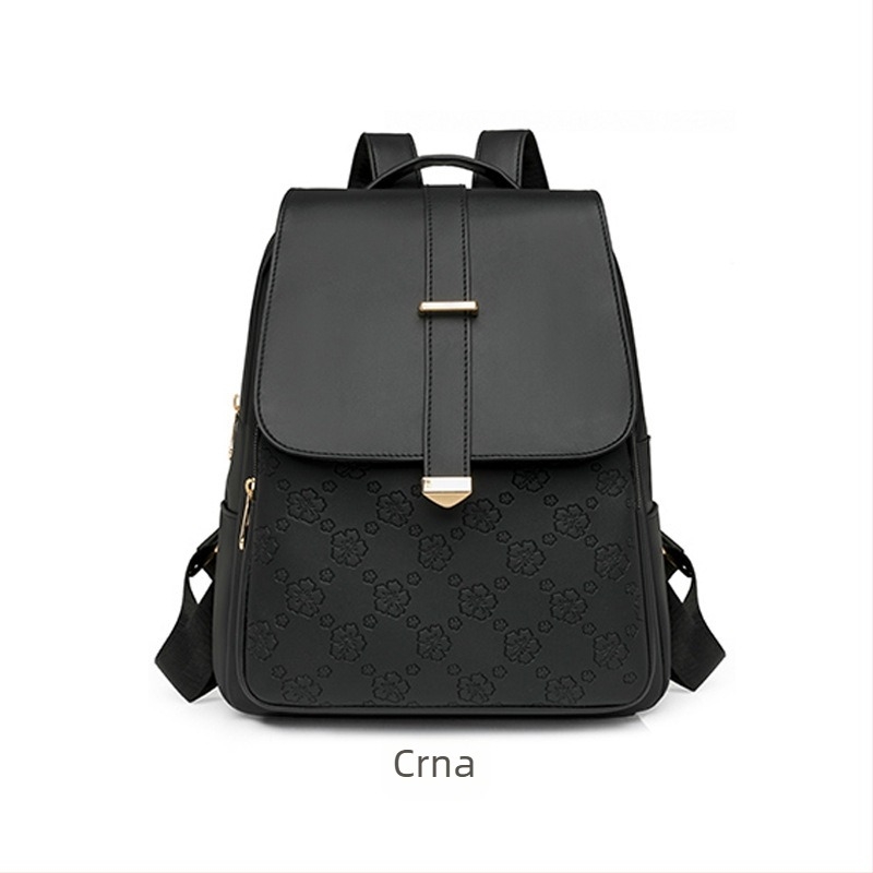 Ženski ruksak od najlona, proljeće 2025, korejski stil, zatvaranje na zip, unutarnji džepovi (zip džep, džep za telefon)