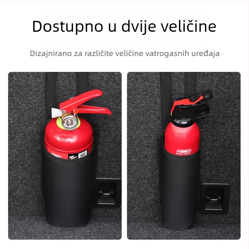 Torba za skladištenje automobila za fiksiranje vatrogasnog aparata u prtljažnik; materijal Oxford; vodootporna; otporna na kompresiju; s ručkom