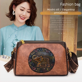 Torba za rame u obliku jastuka - PU, zatvarač, podstava od poliestera, jedna naramenica, proljeće 2025