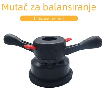 Alat za balansiranje guma s brzim matičnim zaključavanjem – visoka čvrstoća zaključavanja, posuda-balansator, ojačano najlonsko tijelo, za balansiranje instrumenata i strojeva