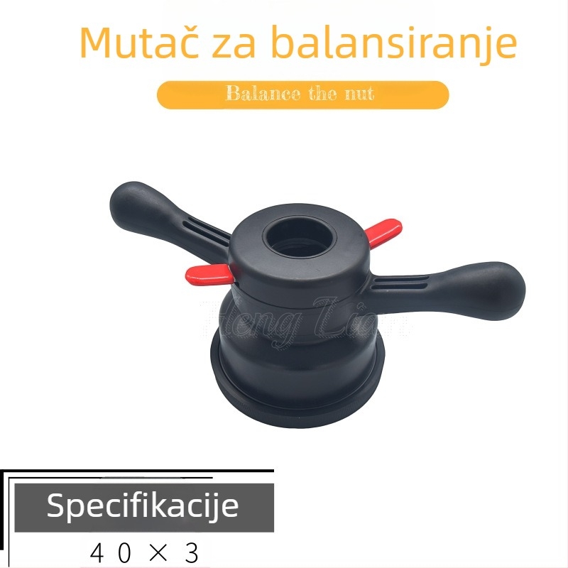 Alat za balansiranje guma s brzim matičnim zaključavanjem – visoka čvrstoća zaključavanja, posuda-balansator, ojačano najlonsko tijelo, za balansiranje instrumenata i strojeva