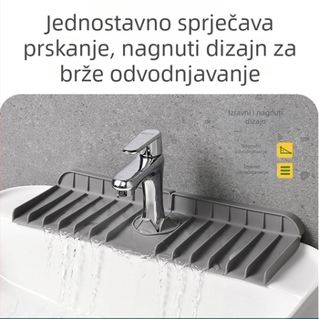 Silikonska podloga za odvod vode s kuhinjskim slavinskim – prilagodba dostupna, otisnuto logo, brend Silicon Art