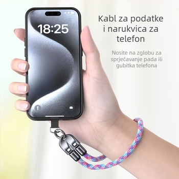 Nothing USB-C 2-u-1 kabel s privjeskom, PD brzo punjenje, tijelo od legure, maksimalni izlaz 48V 5A