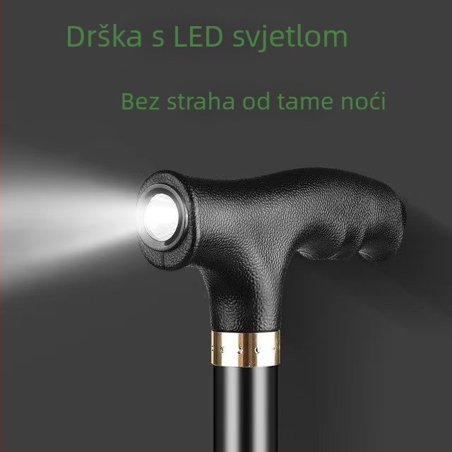 Baozhi planinski štap, aluminijska legura, dvodijelni teleskop, težina 400 g