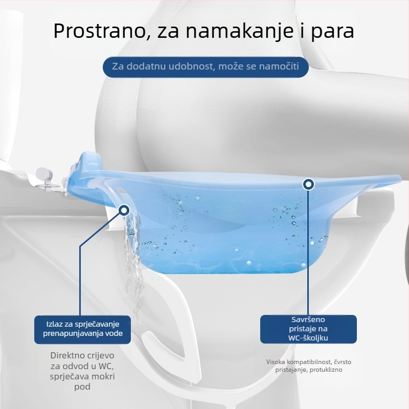 Autonomy PP bidet bazen za WC – osobna higijena, 192 g, podrijetlo Zhejiang, 2023