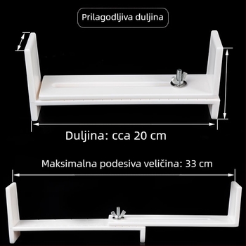 Alat za pletenje narukvica s drvenim okvirom — fiksni klip, prilagodljiv, lansiran u ljeto 2024