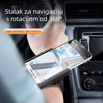 Držač telefona na zapešću za trčanje – Unisex, Plastika, Baza za prijenos uživo