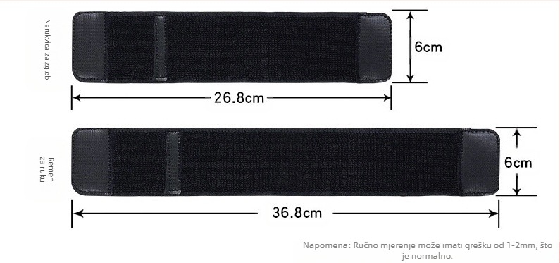 Držač telefona na zapešću za trčanje – Unisex, Plastika, Baza za prijenos uživo