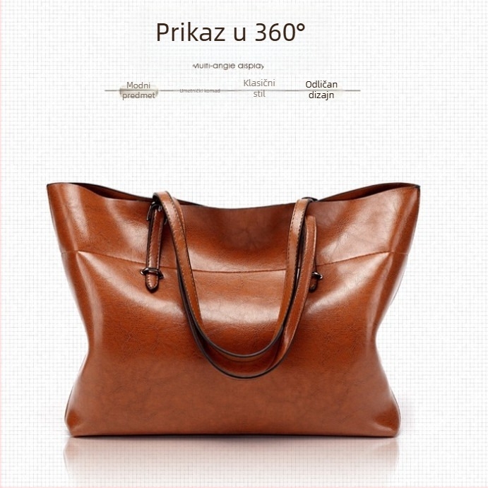 Velika ženska torba u stilu lokomotive, PU materijal, vertikalni kvadratni oblik, zatvaranje zipom, poliester podstava, unutarnji džepovi za telefon i ID karticu