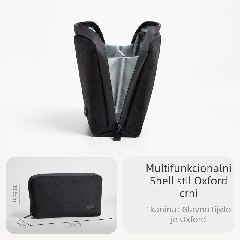 Torba za putovanje za pohranu SN006 (torba u stilu ručne torbice, Oxford+koža, vodootporna, velika zapremina)