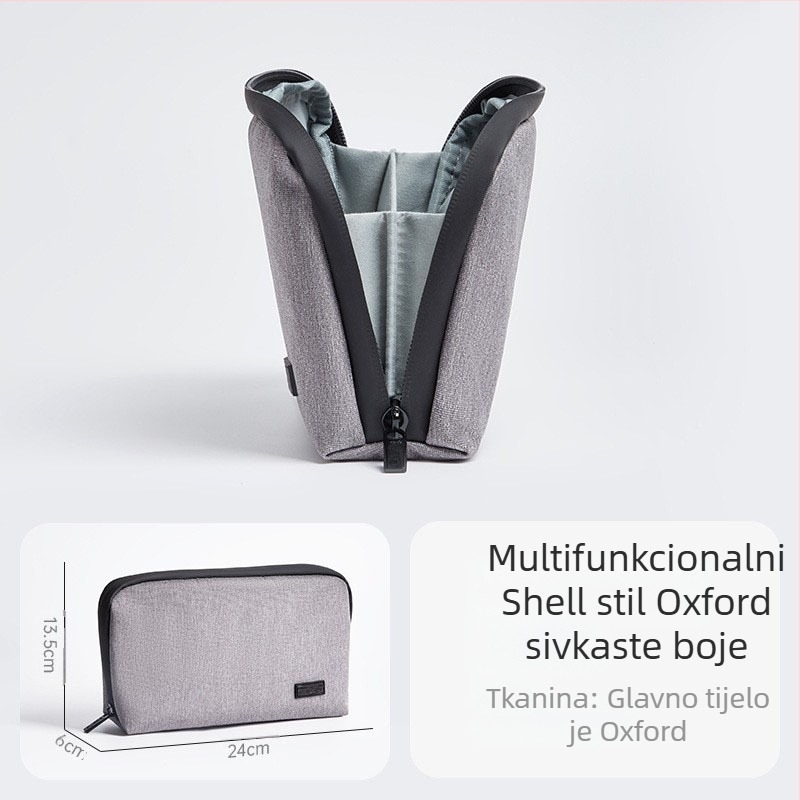 Torba za putovanje za pohranu SN006 (torba u stilu ručne torbice, Oxford+koža, vodootporna, velika zapremina)