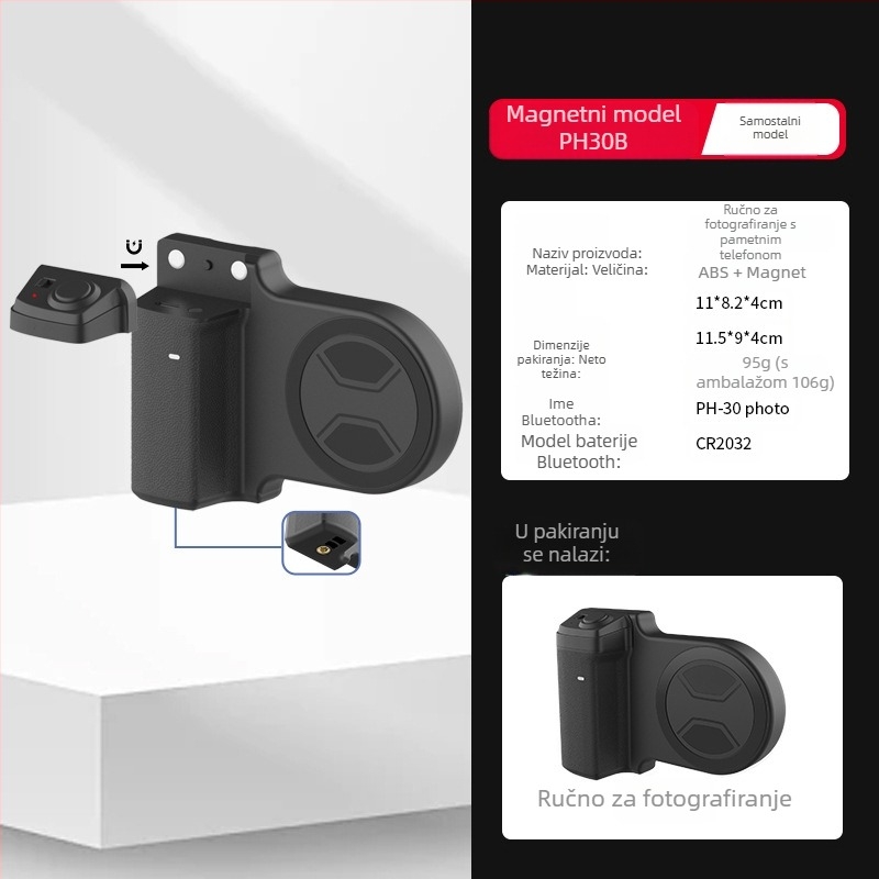 Sinrong PH-30A stolni držač za telefon, ABS kućište, težina 95 g