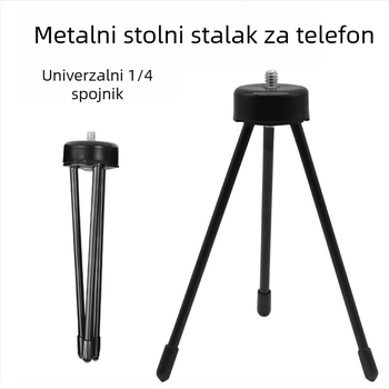 Stolni držač za mobitel s trostranim stativom, univerzalna kompatibilnost