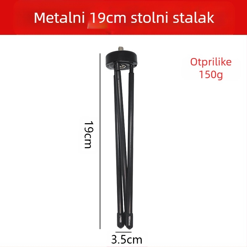 Stolni držač za mobitel s trostranim stativom, univerzalna kompatibilnost