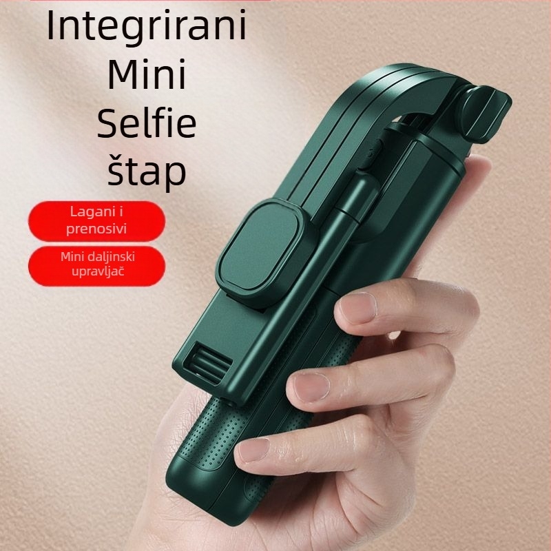 Mini Bluetooth selfie štapić s prijenosnim tripodom za telefon — aluminijska legura, bez marke, glavno tržište: Druga tržišta