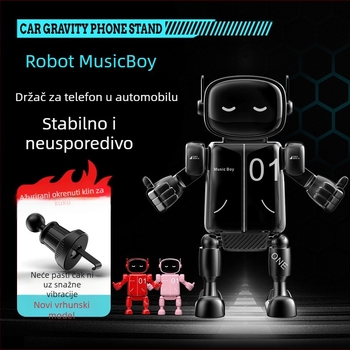 Držač za mobitel u automobilu s gravitacijskim držačem na zračnom otvoru, univerzalni, ABS+PC materijal