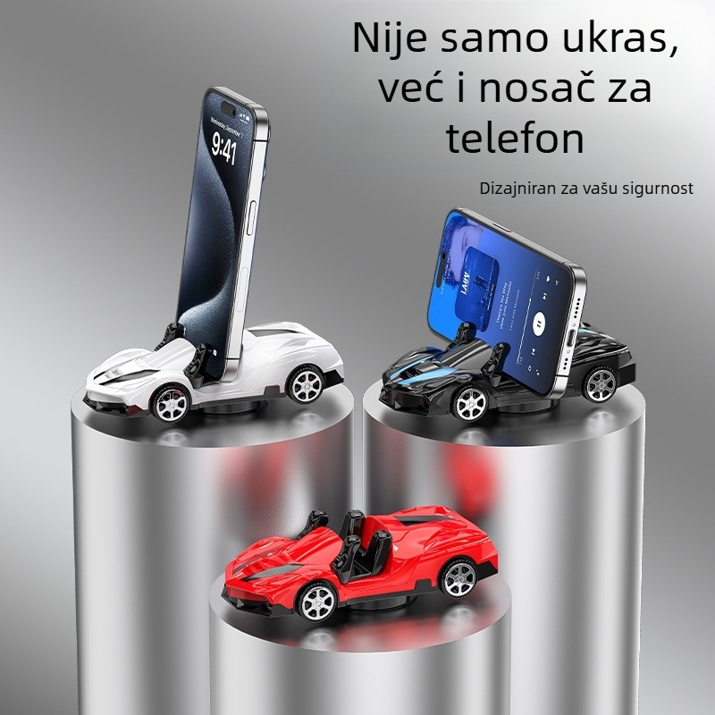 Držač za telefon na dashu automobila — univerzalna kompatibilnost, ljepljivo ugradno rješenje i mogućnost prilagodbe — Brend Quickly (Bez punjenja)