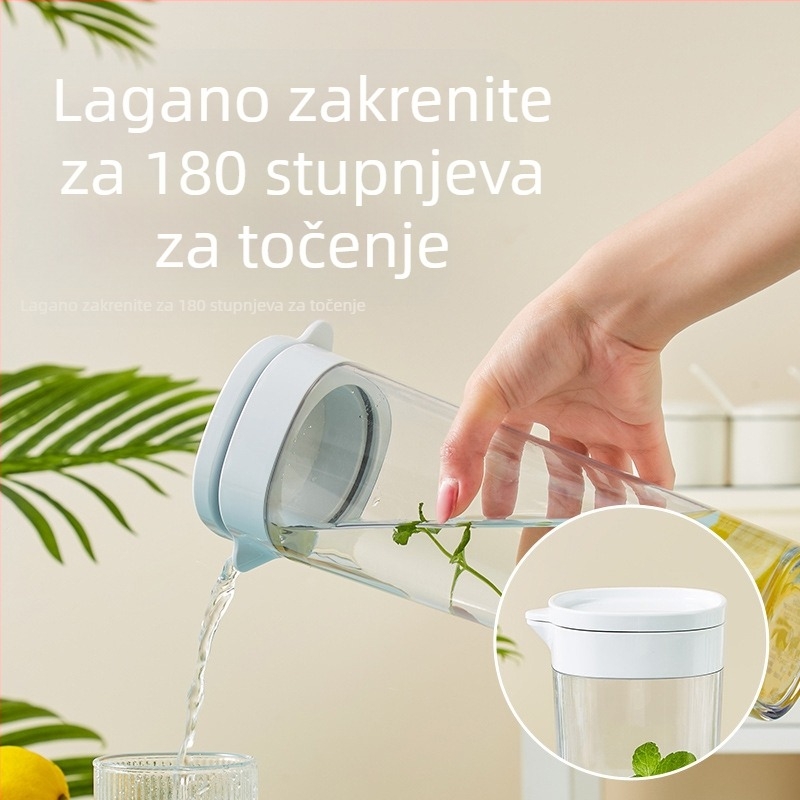 Posuda za hladnu ekstrakciju s filterom, zatvorena, okretni izljev – višenamjenska boca za sokove i hladnu vodu