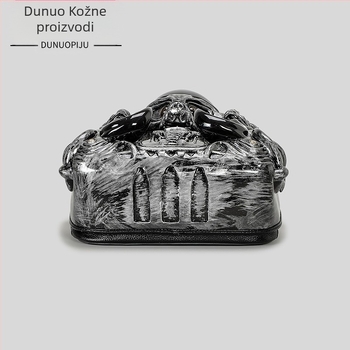 Unisex ruksak u obliku kobre, PU materijal, zatvarač, poliester podstava, džep za mobitel, prozračan