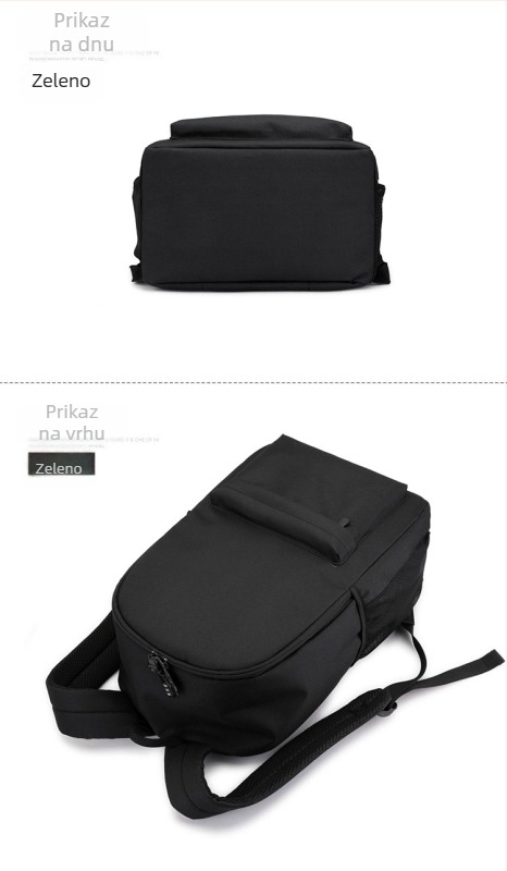 Platneni školski ruksak s uzorkom slova, prozračan, kapacitet 20–35 L, podstava od poliestera