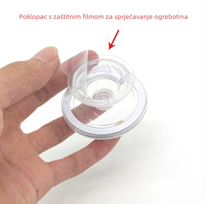 Stalak za telefon s magnetskim usisavanjem, odvojiva teleskopska ruka, universalna kompatibilnost, plastična konstrukcija