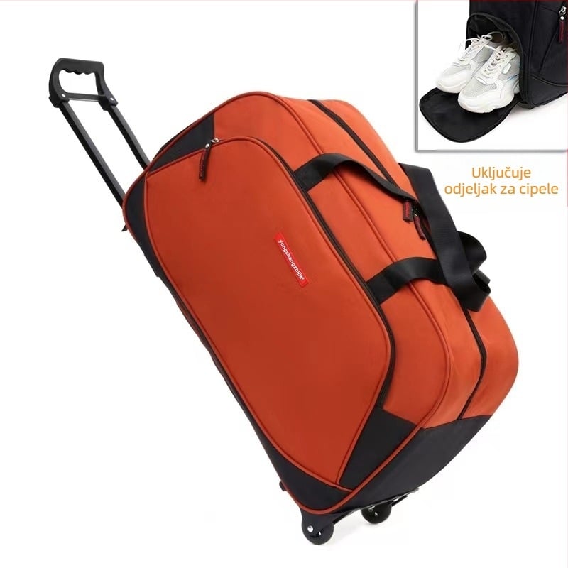 Putna torba s pretincom za cipele, vodootporna, prozračna, izuzetno lagana, Oxford materijal, kapacitet ispod 20L, mekani držač, unisex