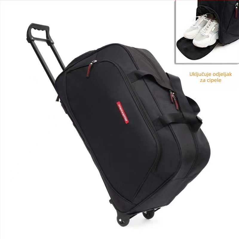 Putna torba s pretincom za cipele, vodootporna, prozračna, izuzetno lagana, Oxford materijal, kapacitet ispod 20L, mekani držač, unisex