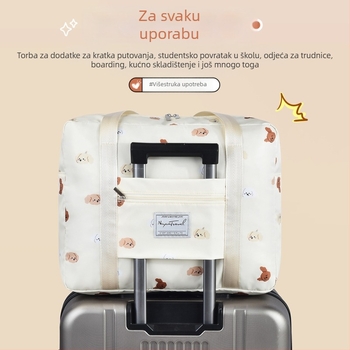 Torba za pakiranje prtljage s dizajnom crtčanog filma, kuboidni oblik, poliester skladišni organizator, višestruka namjena za preseljenje, putovanja i pohranu u spavaćoj sobi