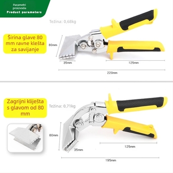 Musen Hall sklopive kliješta za savijanje i pritiskanje rubova za autoservis