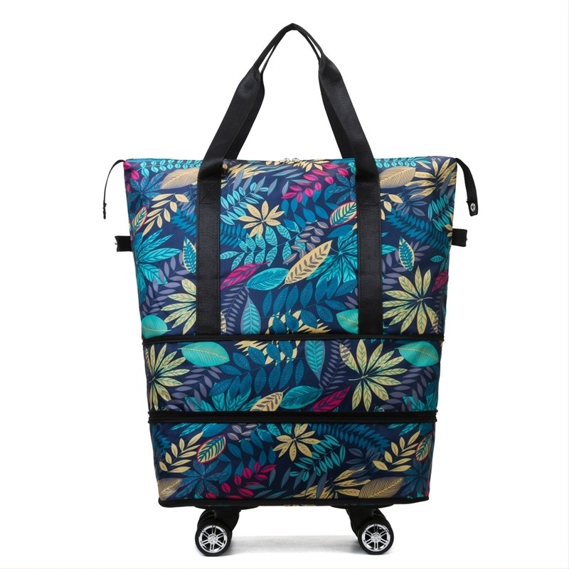 Putna torba s univerzalnim kotačićima, dvostruki sloj dizajn, kapacitet ispod 20 L, vodootporna, odjeljak suho/mokro