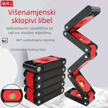 Visoko precizan sklopivi nivelirometer za stolariju, magnetski kutomjer, višenamjenski mjerni alat