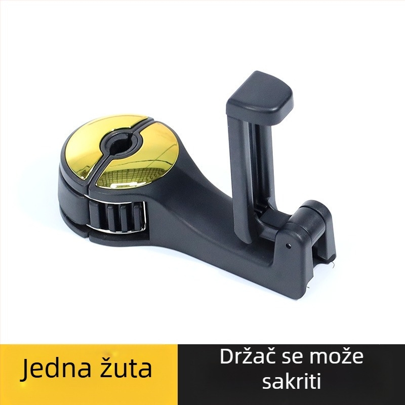 Kuka za automobil za stražnje sjedište s držačem za telefon — ABS (Marka: Shunwei; Model: Car hook; Tip: Hook; Materijal: ABS; Ispis loga: OK)