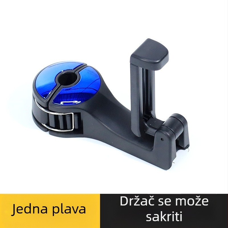Kuka za automobil za stražnje sjedište s držačem za telefon — ABS (Marka: Shunwei; Model: Car hook; Tip: Hook; Materijal: ABS; Ispis loga: OK)