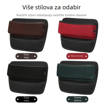 Kožna kutija za središnju konzolu, suede izgled, izolacija i otpornost na kompresiju, prilagodljiva