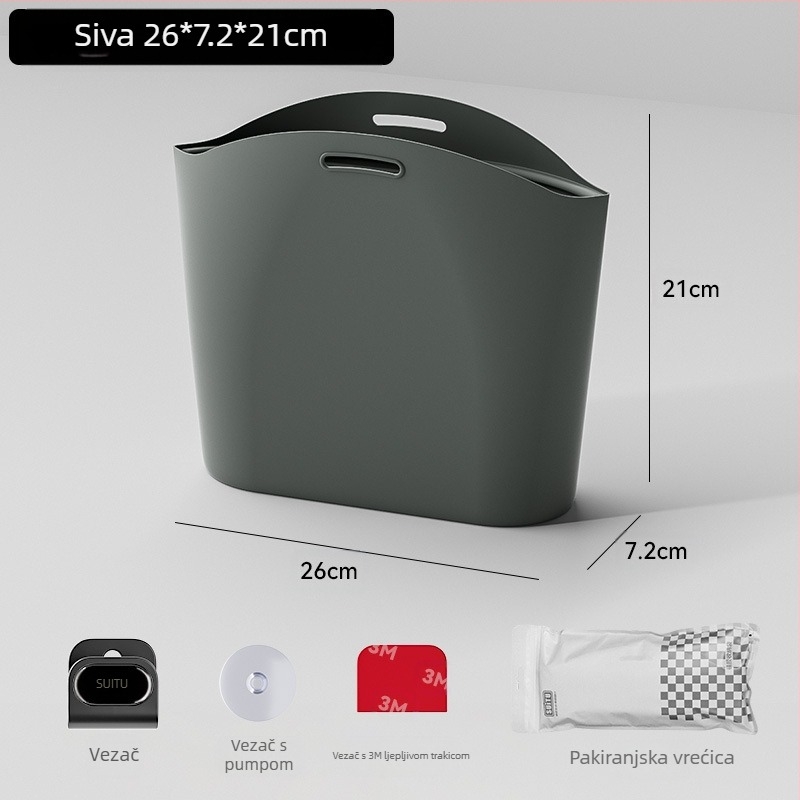 Follow the Way silikon skladišna torba LW-GJ23000A za otpad u unutrašnjosti automobila