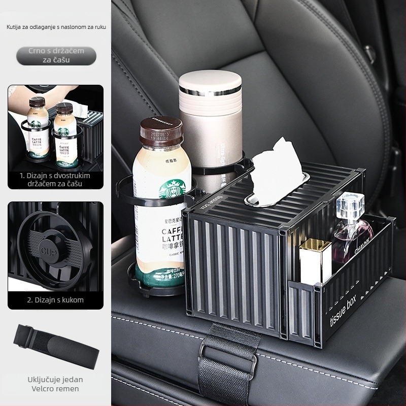Kutija za maramice u autu i organizator naslona — plastični, srednje mjesto prednjeg sjedala, prilagodljivo, trajanje 3–5 godina, Podrijetlo: Jinhua, Zhejiang