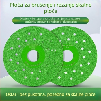 Dijamantni brusni disk za keramičke pločice – 45° nabor rez, kos rez, obrada ruba, Nano jastučić