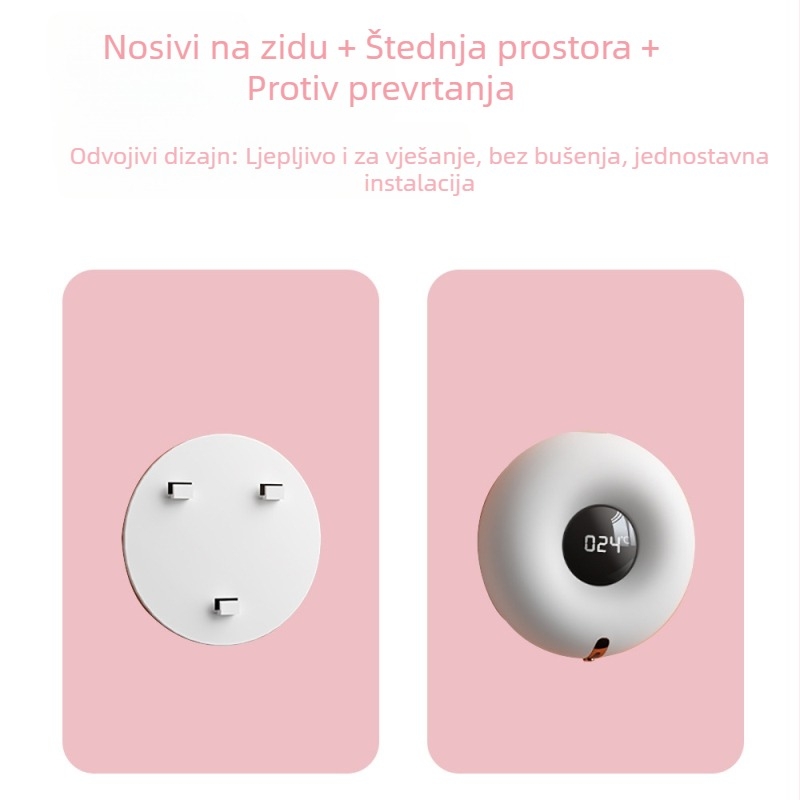 Pametni dozator sapuna s pjenom — plastično kućište, indukcijsko djelovanje, infracrveni senzor, IPX3, domet senzora 10–30 mm