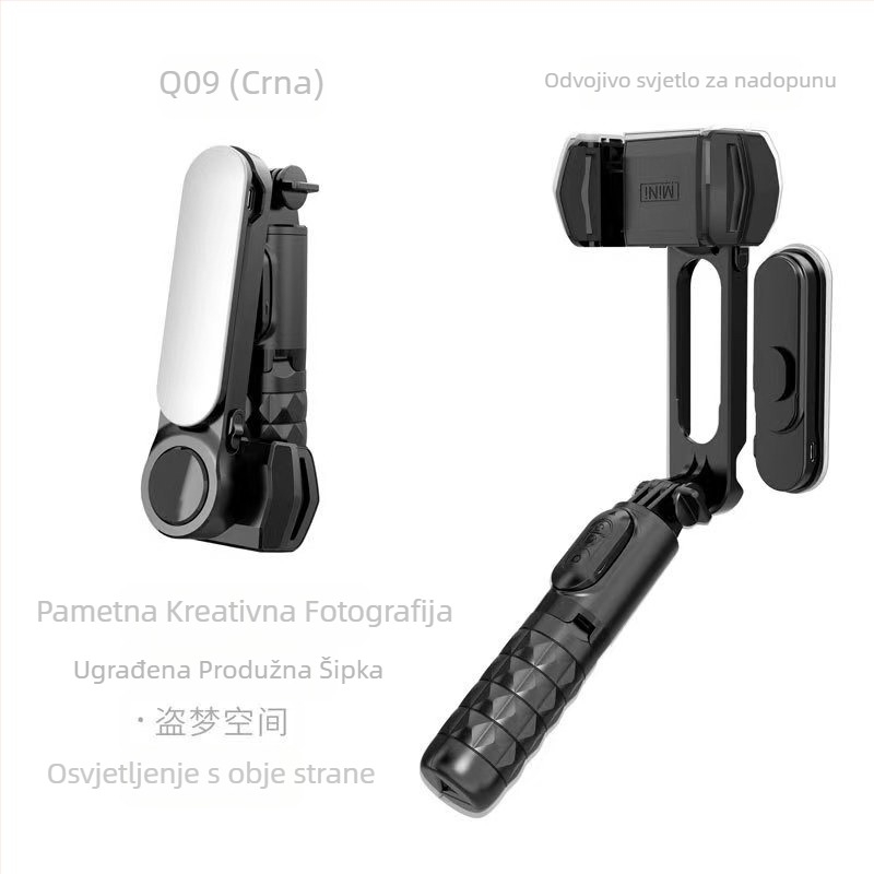Stabilizator za telefon s Bluetooth selfie štapom, daljinsko upravljanje, model Q35/Q09/L19/L19S, višenamjenski stabilizator, ekološki materijali