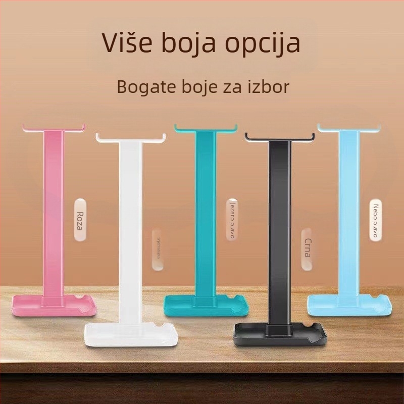 Stolni držač za slušalice, telefone i tablete – model Bracket z1, OEM obrada, 1 godina jamstva