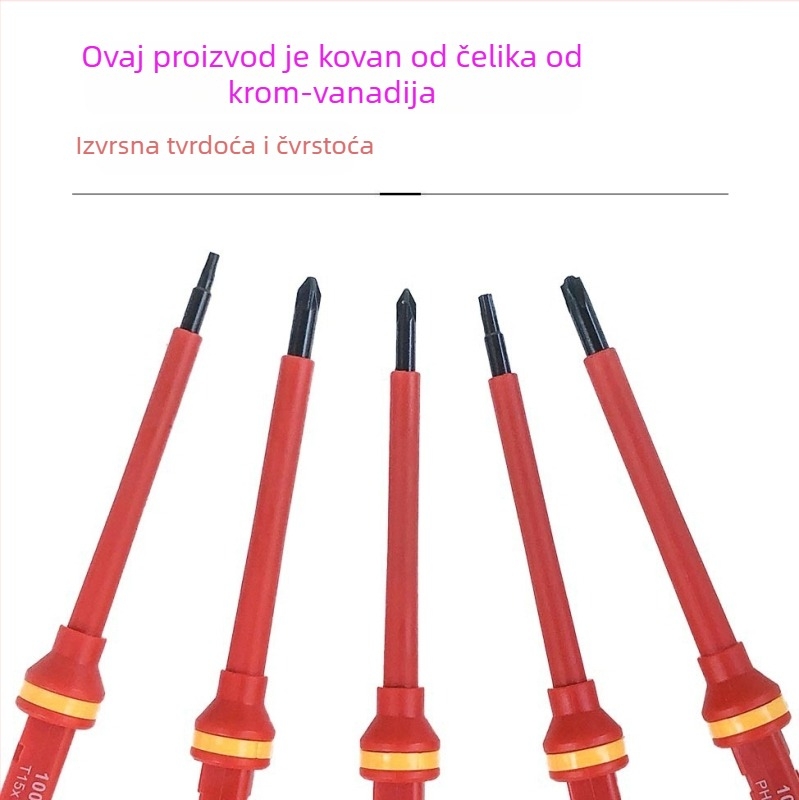 Izolirani 13-dijelni set odvijača – krom-vanadij čeli, Pengye Hardware, model 6136
