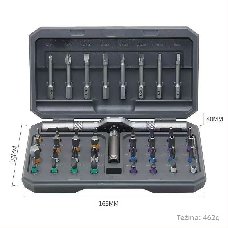 Izolirani 13-dijelni set odvijača – krom-vanadij čeli, Pengye Hardware, model 6136