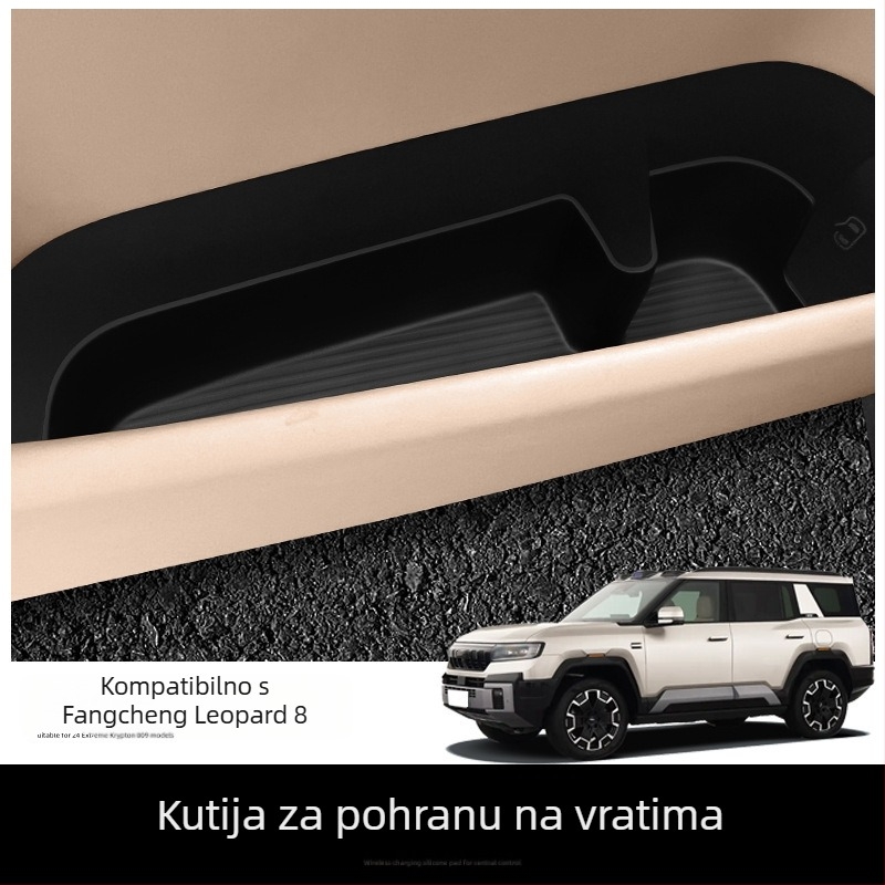 Kutija za skladištenje u niši vrata automobila, TPE materijal, BYD kompatibilan, ugradnja tip sjedala, otporna na tlak (TPE • BYD • niša vrata • ugradnja tipa sjedala • otporna na tlak)