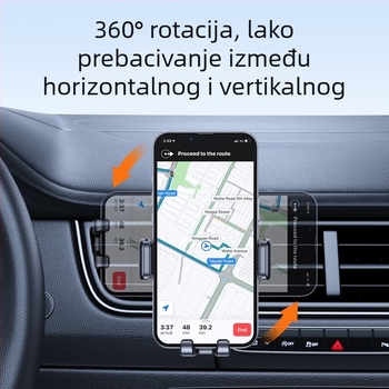 Auto držač za sklopni zaslon: Honor Magic Vs 2, Huawei Mate X2/X3 – kompatibilan s ventilacijom i pločom instrumenta; ugradnja s klipsom, ljepilom ili vakuumom