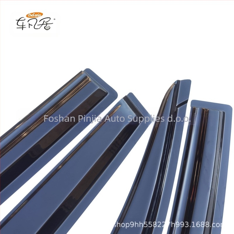 Akrilni kišni štit za RAV-4, montaža ljepilom, kompatibilan s modelima 1994–2023, pakiranje 4 komada