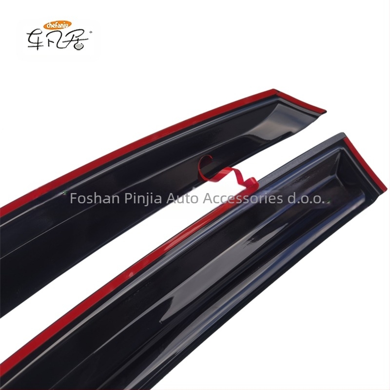 Akrilni kišni štit za RAV-4, montaža ljepilom, kompatibilan s modelima 1994–2023, pakiranje 4 komada